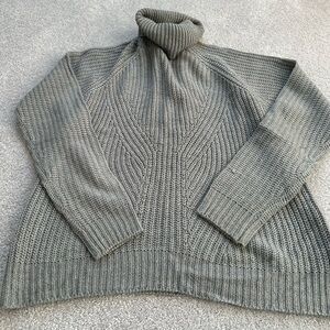 ONLY Jacqueline de Yong - Grey Turtleneck Jumper Sweater - Medium